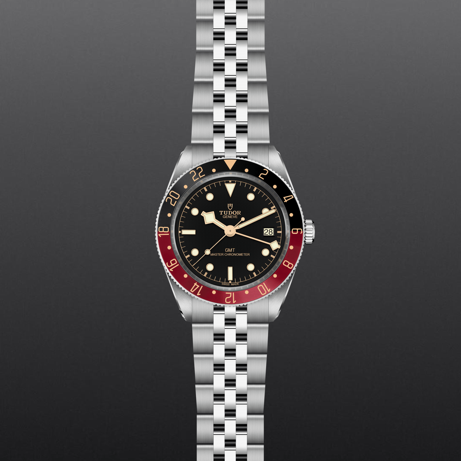TUDOR Watch TUDOR Black Bay GMT 39mm Black Dial, Stainless Steel Bracelet (M7939G1A0NRU-0003)