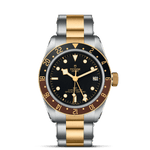 TUDOR Watch TUDOR Black Bay GMT 41mm Steel Case, Steel and Yellow Gold Bracelet (M79833MN-0001)