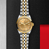 TUDOR Watch TUDOR Black Bay One 36 S&G Champagne Diamond Dial, Two Tone Bracelet (M79643-0008)