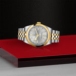 TUDOR Watch TUDOR Black Bay One 36mm S&G Silver Diamond Dial, Two Tone Bracelet (M79643-0007)