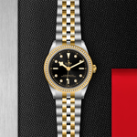 TUDOR Watch TUDOR Black Bay One 39 S&G Black Diamond Dial, Two Tone Bracelet (M79673-0005)