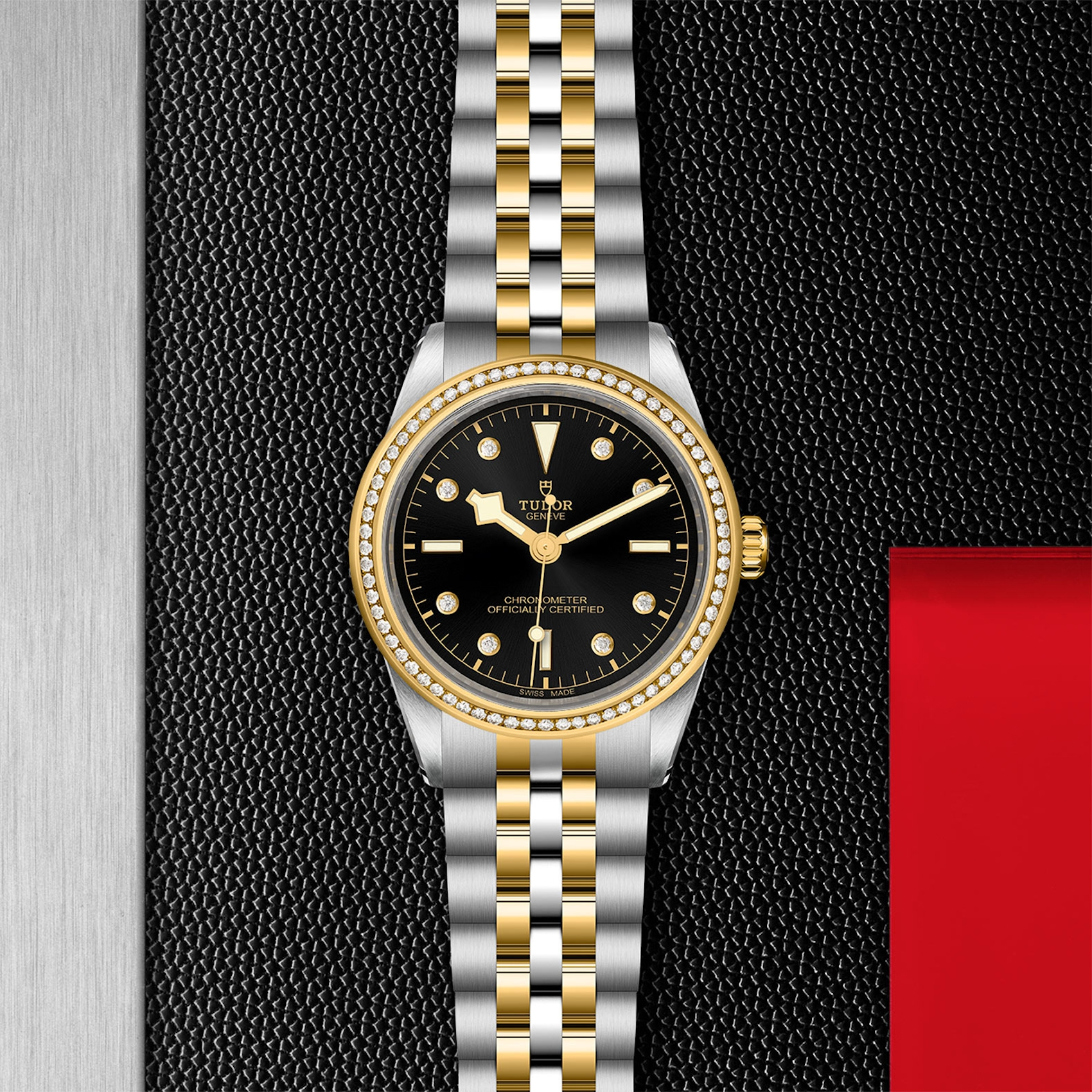 TUDOR Watch TUDOR Black Bay One 39 S&G Black Diamond Dial, Two Tone Bracelet (M79673-0005)