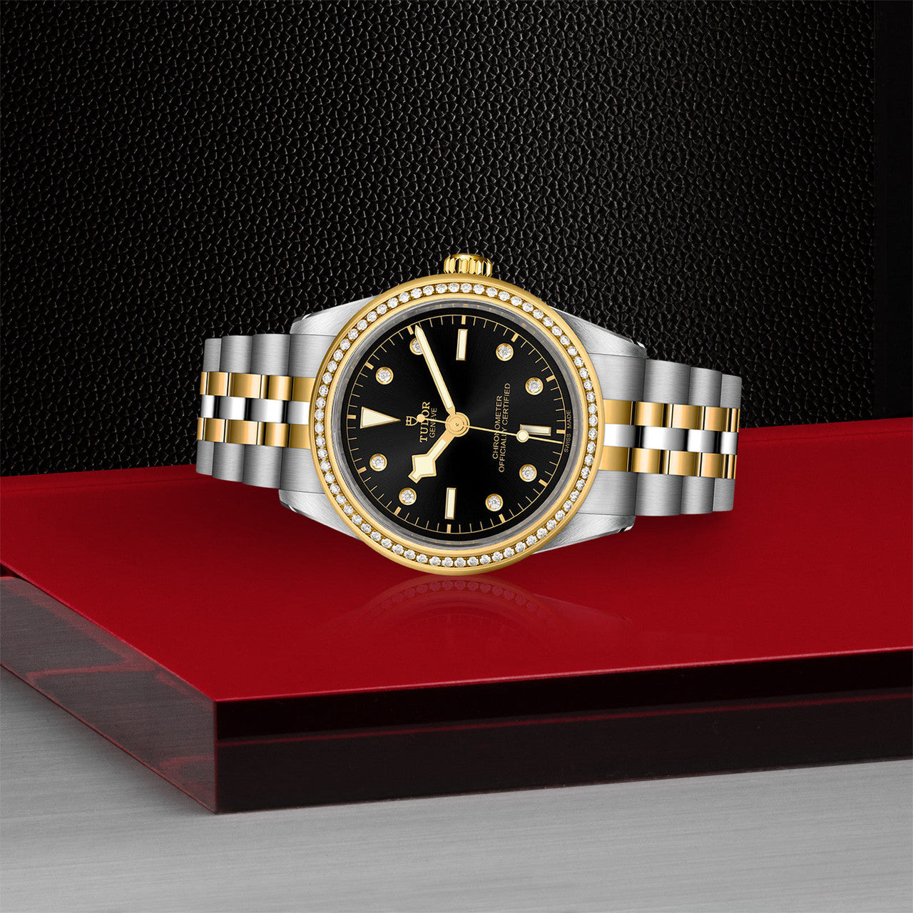 TUDOR Watch TUDOR Black Bay One 39 S&G Black Diamond Dial, Two Tone Bracelet (M79673-0005)
