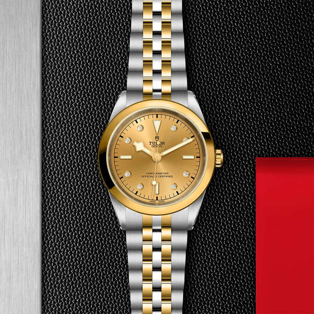 TUDOR Watch TUDOR Black Bay One 39 S&G Champagne Diamond Dial, Two Tone Bracelet (M79663-0008)