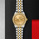 TUDOR Watch TUDOR Black Bay One 39 S&G Champagne Diamond Dial, Two Tone Bracelet (M79673-0007)