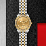 TUDOR Watch TUDOR Black Bay One 39 S&G Champagne Diamond Dial, Two Tone Bracelet (M79673-0007)