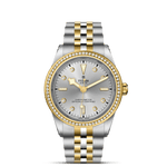 TUDOR Watch TUDOR Black Bay One 39 S&G Silver Diamond Dial, Two Tone Bracelet (M79673-0006)