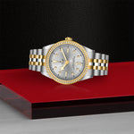 TUDOR Watch TUDOR Black Bay One 39 S&G Silver Diamond Dial, Two Tone Bracelet (M79673-0006)