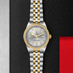 TUDOR Watch TUDOR Black Bay One 39 S&G Silver Diamond Dial, Two Tone Bracelet (M79673-0006)