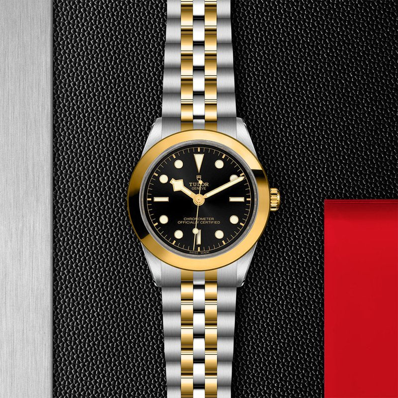 TUDOR Watch TUDOR Black Bay One 39mm S&G Black Dial, Two Tone Bracelet (M79663-0001)