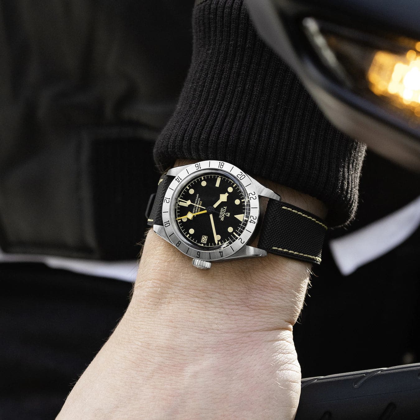 tudor black bay black bracelet