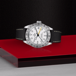 TUDOR Watch TUDOR Black Bay Pro, White Dial, Hybrid Rubber and Leather Strap (M79470-0006)