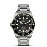 TUDOR Watch TUDOR Pelagos 42mm Case, Black Dial, Titanium Bracelet (M25610TNL-0001)