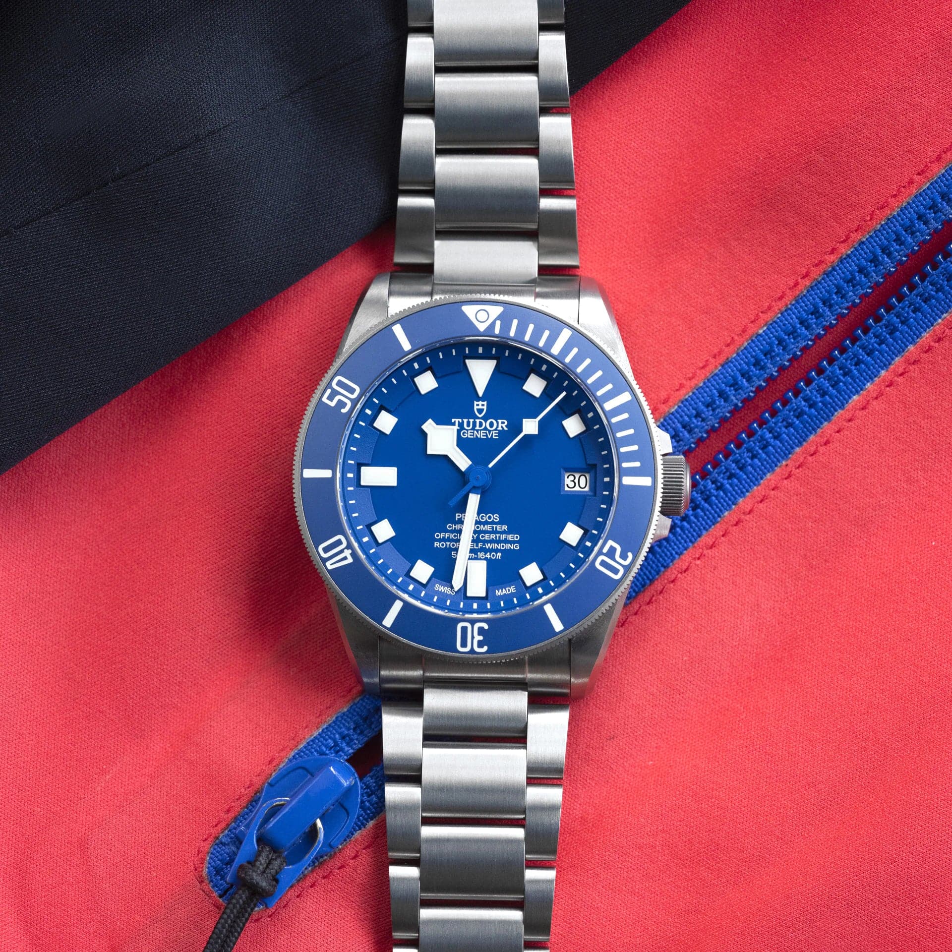 TUDOR Watch TUDOR Pelagos 42mm Titanium and Steel Case, Titanium Bracelet (M25600TB-0001)