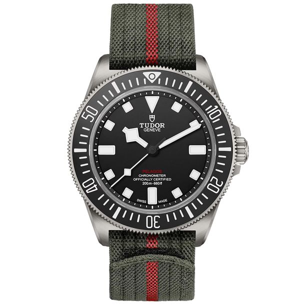 TUDOR Watch TUDOR Pelagos FXD 42mm Titanium Case, Fabric Bracelet (M25717N-0001)