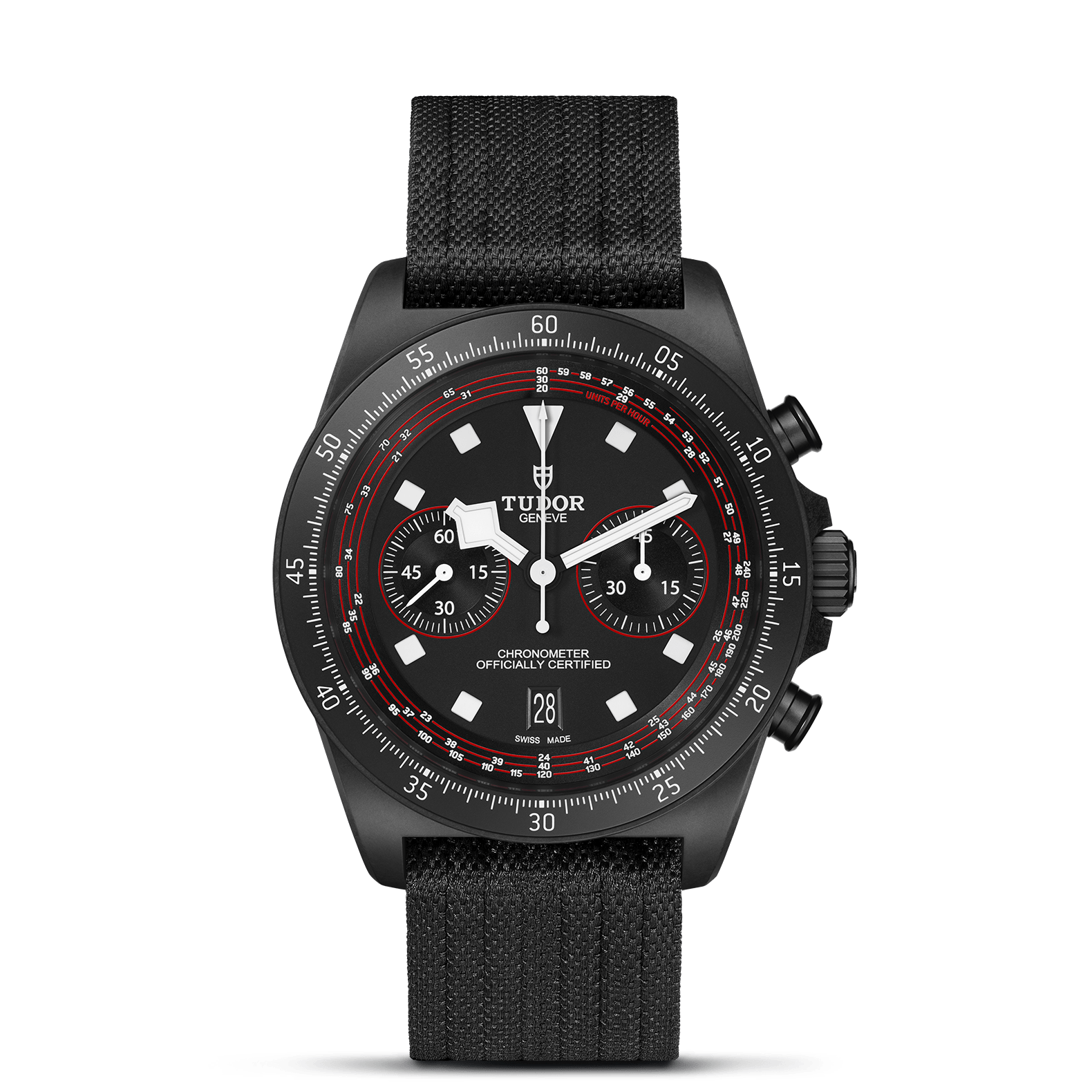 TUDOR Watch TUDOR Pelagos FXD Chrono, Black Dial, Carbon Composite Case (M25827KN-0001)