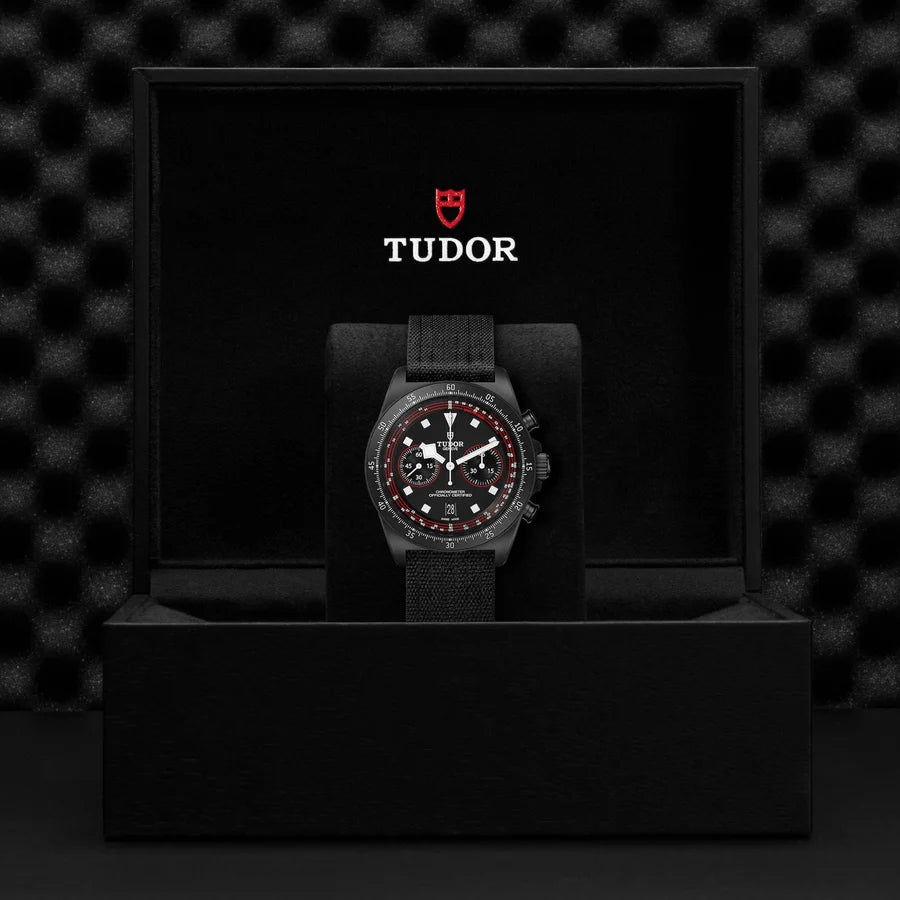 TUDOR Watch TUDOR Pelagos FXD Chrono, Black Dial, Carbon Composite Case (M25827KN-0001)