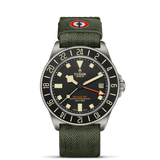 TUDOR Watch TUDOR Pelagos FXD GMT, Black Dial, Green Fabric Strap (M2542G257NU-0002)