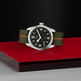 TUDOR Watch TUDOR Ranger, Black Dial, Green Fabric Strap (M79930-0003)