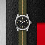 TUDOR Watch TUDOR Ranger, Black Dial, Green Fabric Strap (M79930-0003)