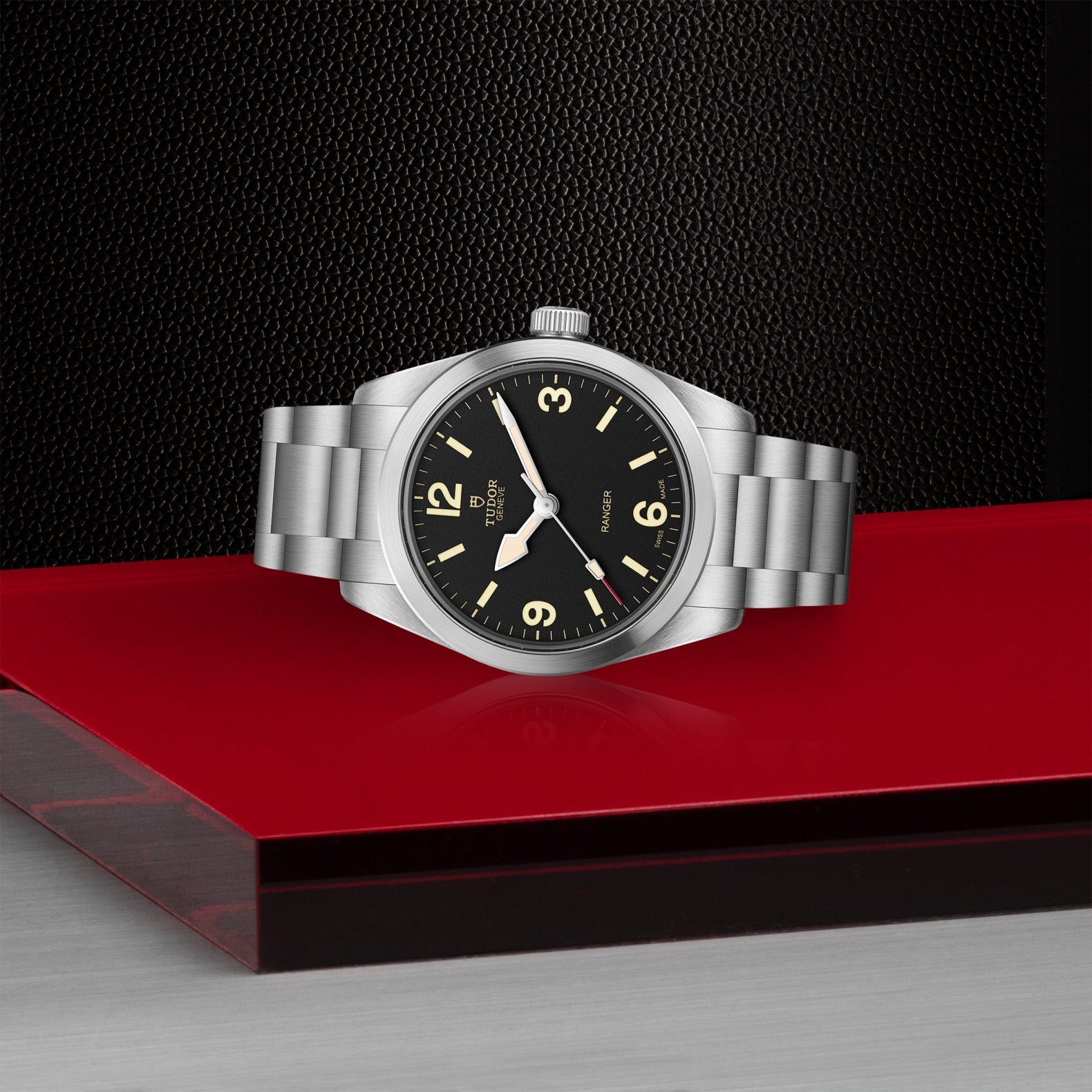TUDOR Watch TUDOR Ranger, Black Dial, Steel Bracelet(M79930-0001)