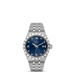 TUDOR Watch TUDOR Royal, 28mm Blue Diamond Set Dial, Stainless Steel Bracelet (M28300-0007)
