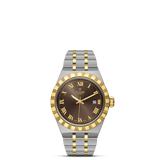 TUDOR Watch TUDOR Royal, 28mm Chocolate Brown Dial, Two-Tone Yellow Gold Bracelet (M28303-0008)