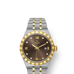 TUDOR Watch TUDOR Royal, 28mm Chocolate Brown Diamond Dial, Two-Tone Yellow Gold Bracelet (M28303-0009)