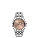 TUDOR Watch TUDOR Royal, 28mm Salmon Diamond Dial, Stainless Steel Bracelet (M28300-0010)