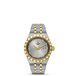TUDOR Watch TUDOR Royal, 28mm Silver Diamond Dial, Two-Tone Yellow Gold Bracelet (M28303-0002)