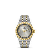 TUDOR Watch TUDOR Royal, 28mm Silver Diamond Dial, Two-Tone Yellow Gold Bracelet (M28303-0002)
