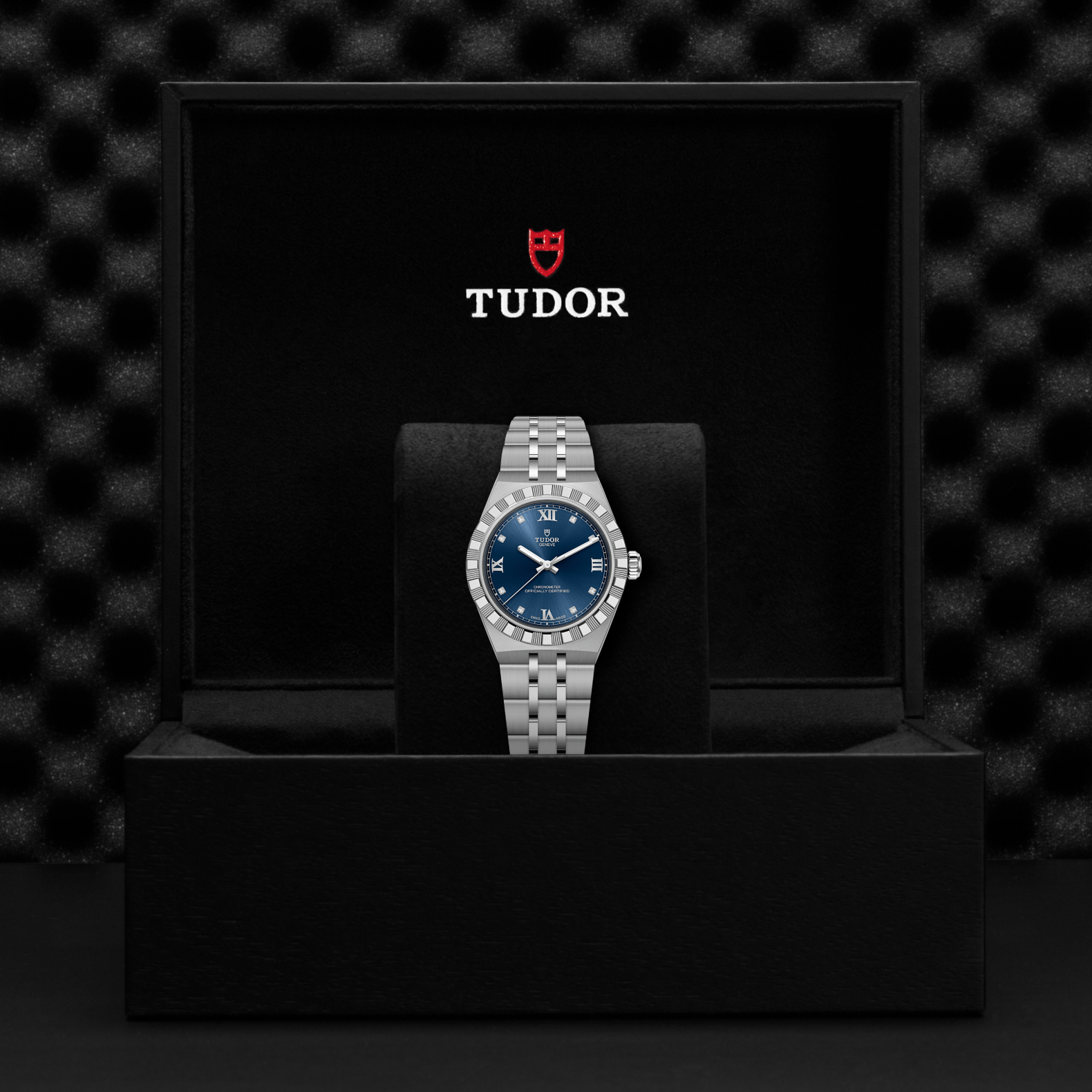 TUDOR Watch TUDOR Royal 30mm Blue Diamond Dial, Stainless Steel Bracelet (M2830A1A0-0001)