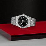 TUDOR Watch TUDOR Royal, 34mm Black Diamond Dial, Stainless Steel Bracelet (M28400-0004)