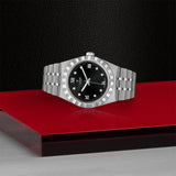 TUDOR Watch TUDOR Royal, 34mm Black Diamond Dial, Stainless Steel Bracelet (M28400-0004)