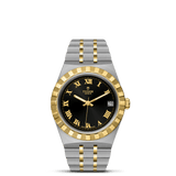 TUDOR Watch TUDOR Royal, 34mm Black Sunray Dial, Two-Tone Yellow Gold Bracelet (M28403-0003)
