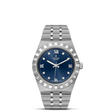 TUDOR Watch TUDOR Royal, 34mm Blue Diamond Dial, Stainless Steel Bracelet (M28400-0007)