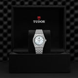TUDOR Watch TUDOR Royal, 34mm Gem-Set White Mother-of-Pearl Dial, Stainless Steel Bracelet (M28400-0005)