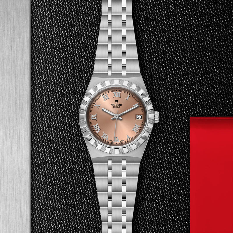 TUDOR Watch TUDOR Royal, 34mm Salmon Dial, Stainless Steel Bracelet (M28400-0009)