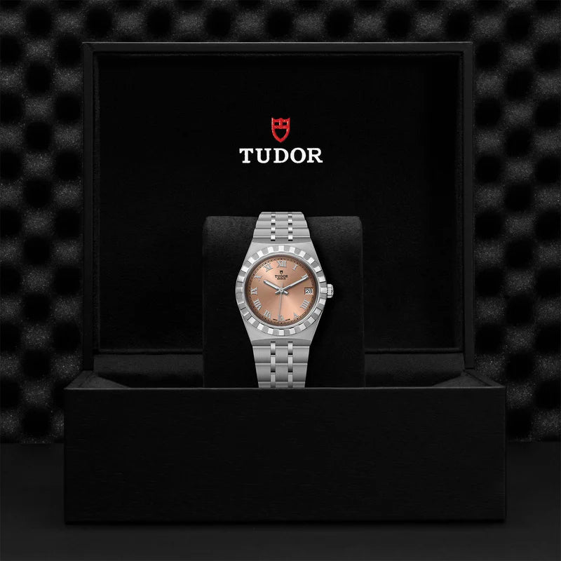TUDOR Watch TUDOR Royal, 34mm Salmon Dial, Stainless Steel Bracelet (M28400-0009)