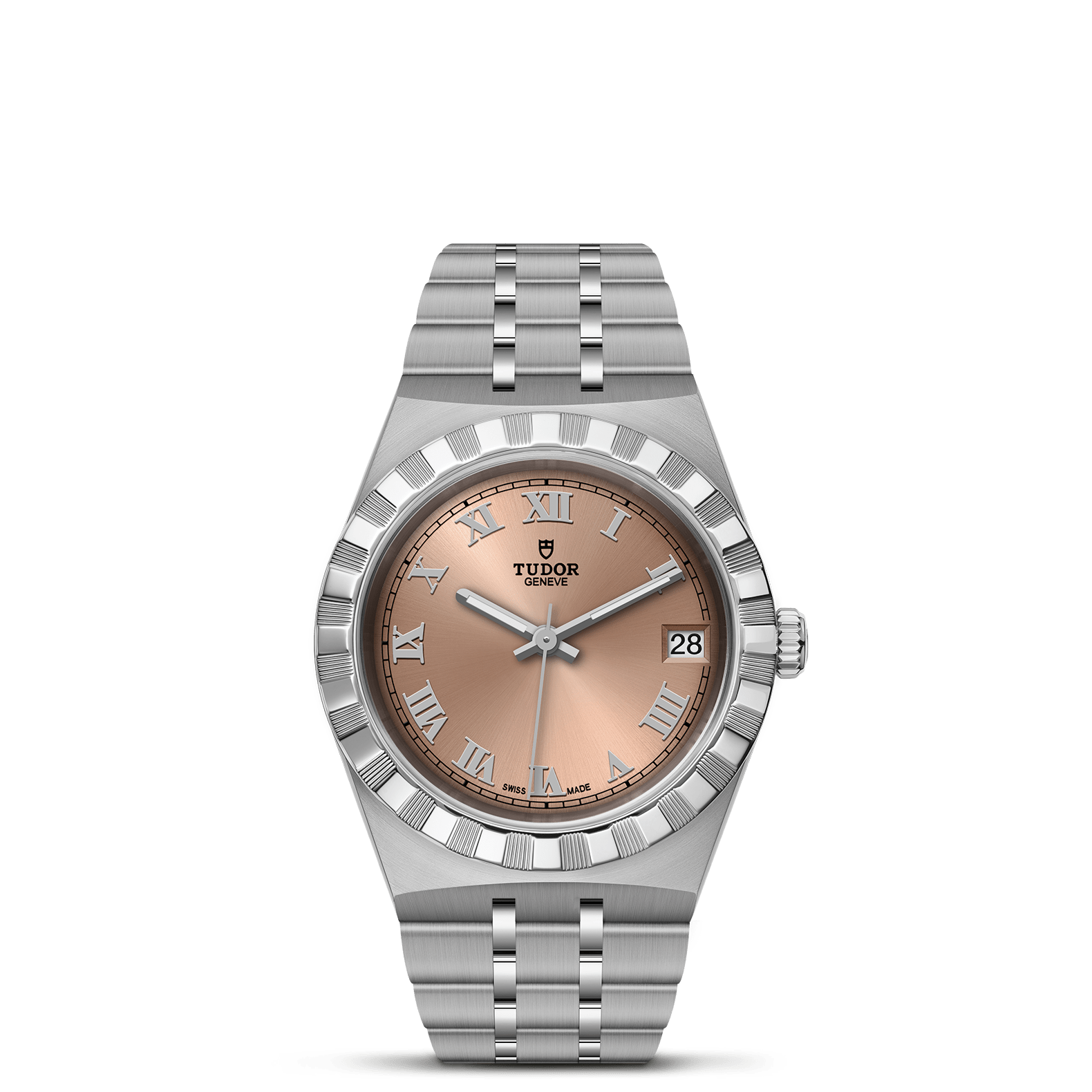 TUDOR Watch TUDOR Royal, 34mm Salmon Dial, Stainless Steel Bracelet (M28400-0009)