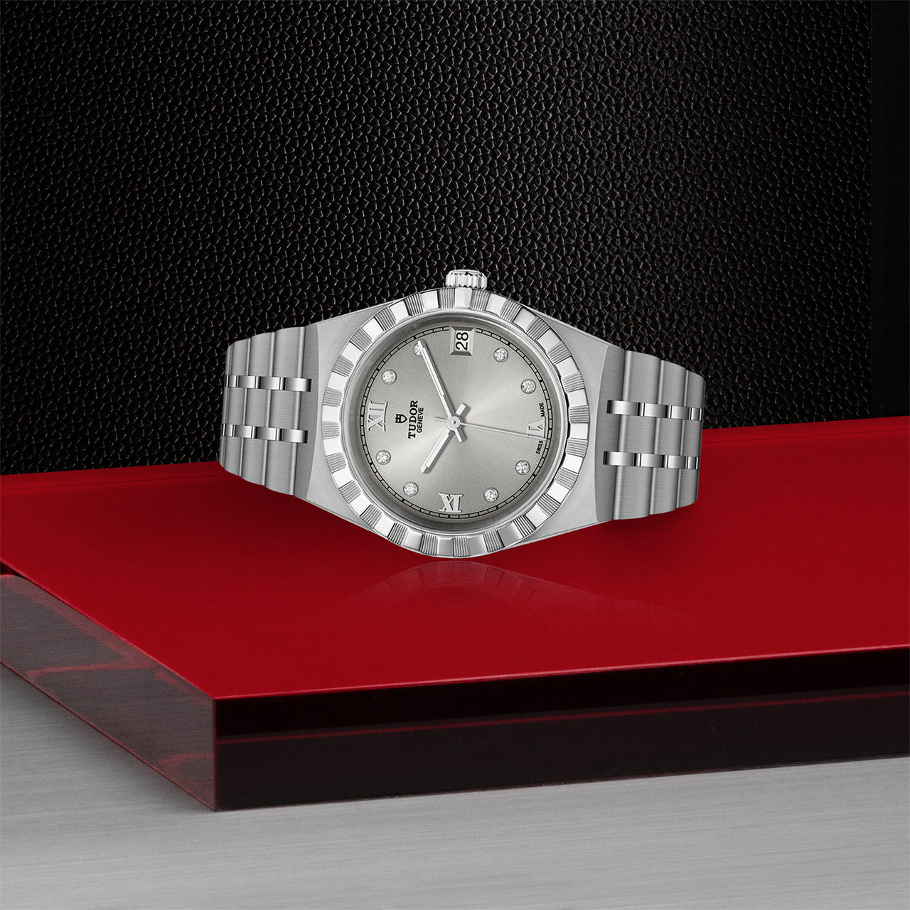 TUDOR Watch TUDOR Royal, 34mm Silver Diamond Dial, Stainless Steel Bracelet(M28400-0002)