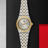 TUDOR Watch TUDOR Royal, 34mm Silver Sunray Dial, Two-Tone Yellow Gold Bracelet (M28403-0001)