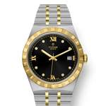 TUDOR Watch TUDOR Royal, 38mm Black Diamond Dial, Two Tone Bracelet (M28503-0004)