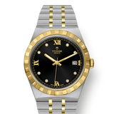 TUDOR Watch TUDOR Royal, 38mm Black Diamond Dial, Two Tone Bracelet (M28503-0004)
