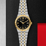 TUDOR Watch TUDOR Royal, 38mm Black Diamond Dial, Two Tone Bracelet (M28503-0004)