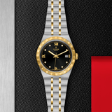 TUDOR Watch TUDOR Royal, 38mm Black Diamond Dial, Two Tone Bracelet (M28503-0004)