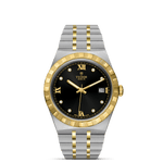 TUDOR Watch TUDOR Royal, 38mm Black Diamond Dial, Two Tone Bracelet (M28503-0004)