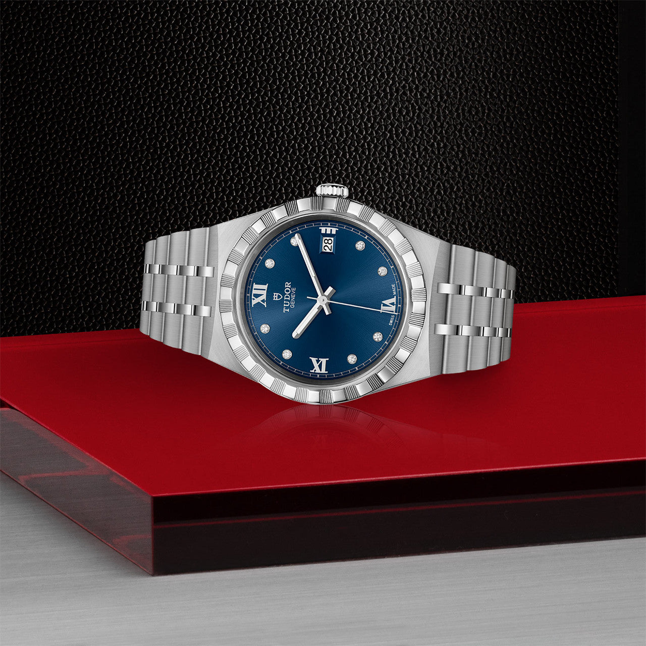 TUDOR Watch TUDOR Royal, 38mm Blue Diamond Set Dial, Steel Bracelet (M28500-0006)