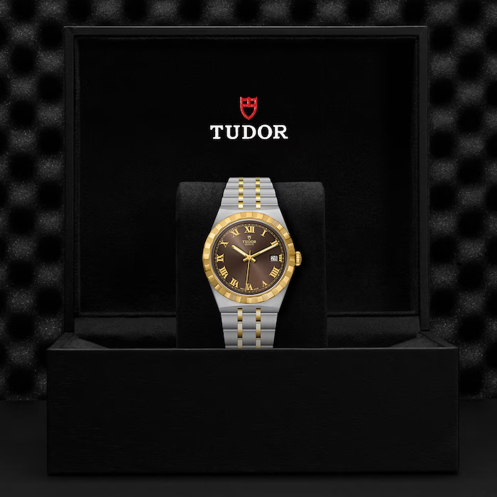 TUDOR Watch TUDOR Royal, 38mm Brown Dial, Two Tone Bracelet (M28503-0007)