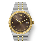TUDOR Watch TUDOR Royal, 38mm Brown Diamond Dial, Two Tone Bracelet (M28503-0008)
